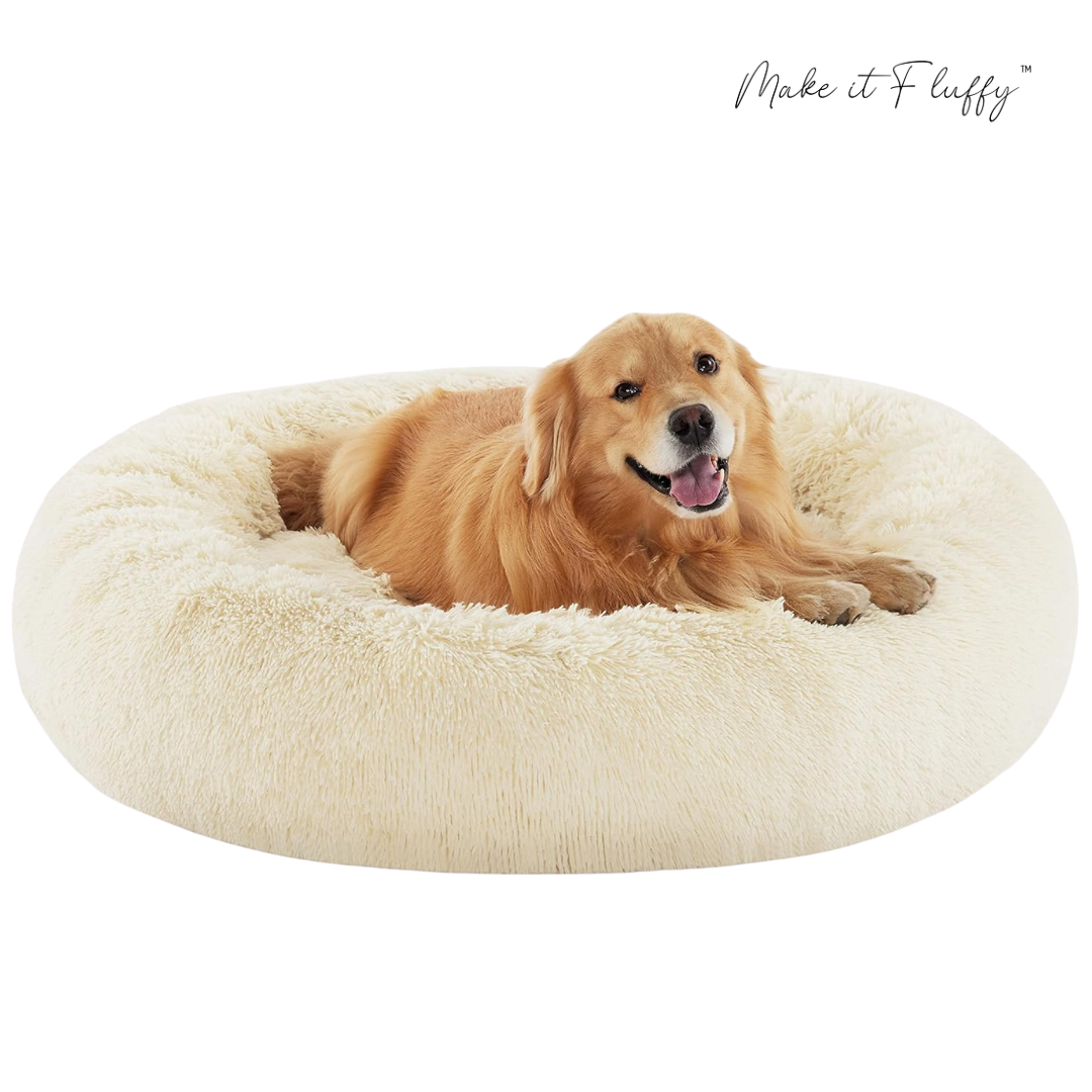 DreamNest Furry Friend Donut Bed