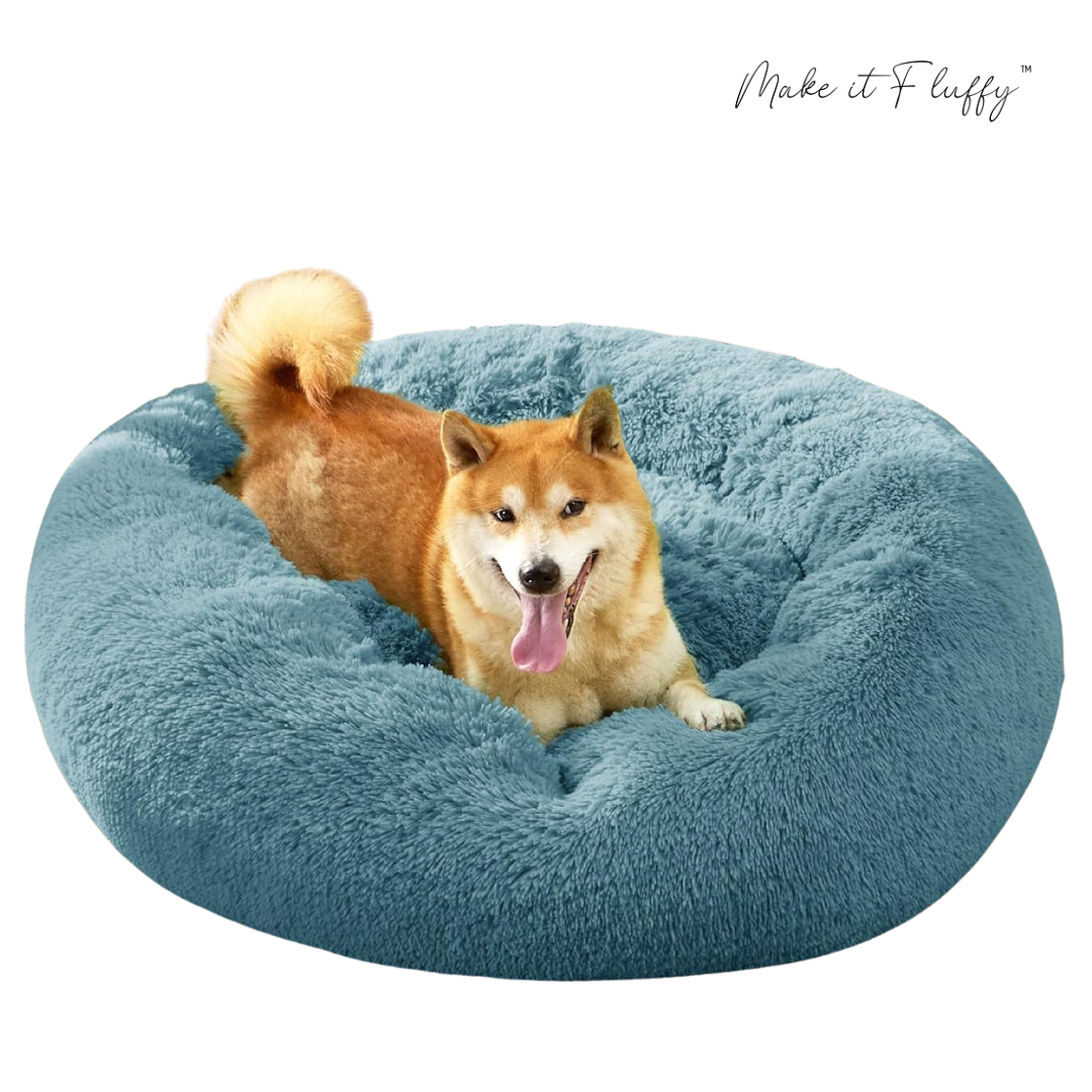 DreamNest Furry Friend Donut Bed