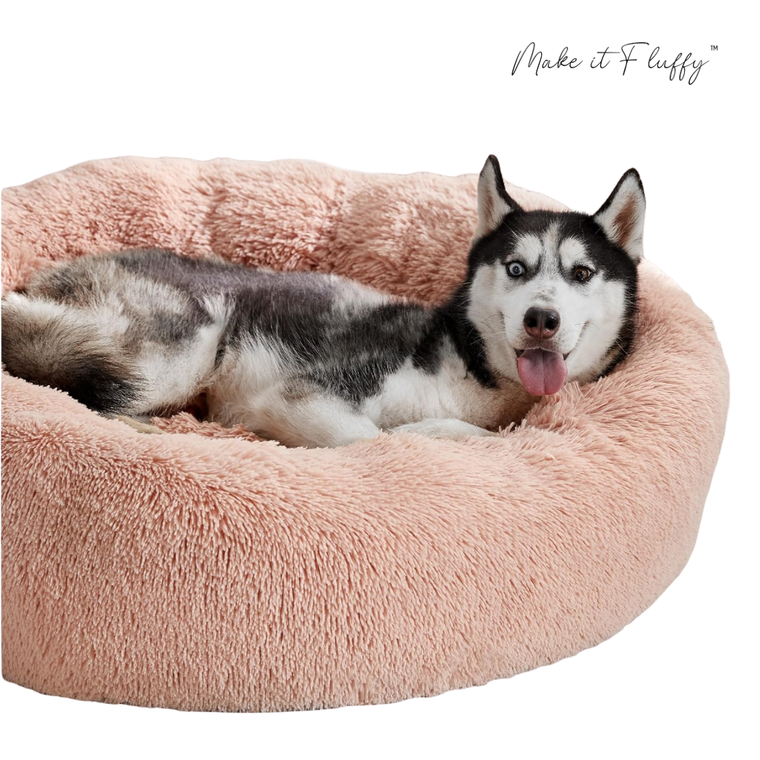 DreamNest Furry Friend Donut Bed