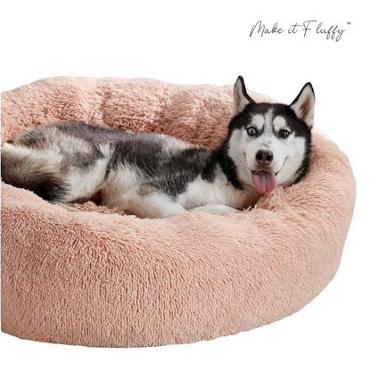 DreamNest Furry Friend Donut Bed