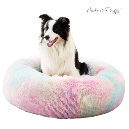 DreamNest Furry Friend Donut Bed