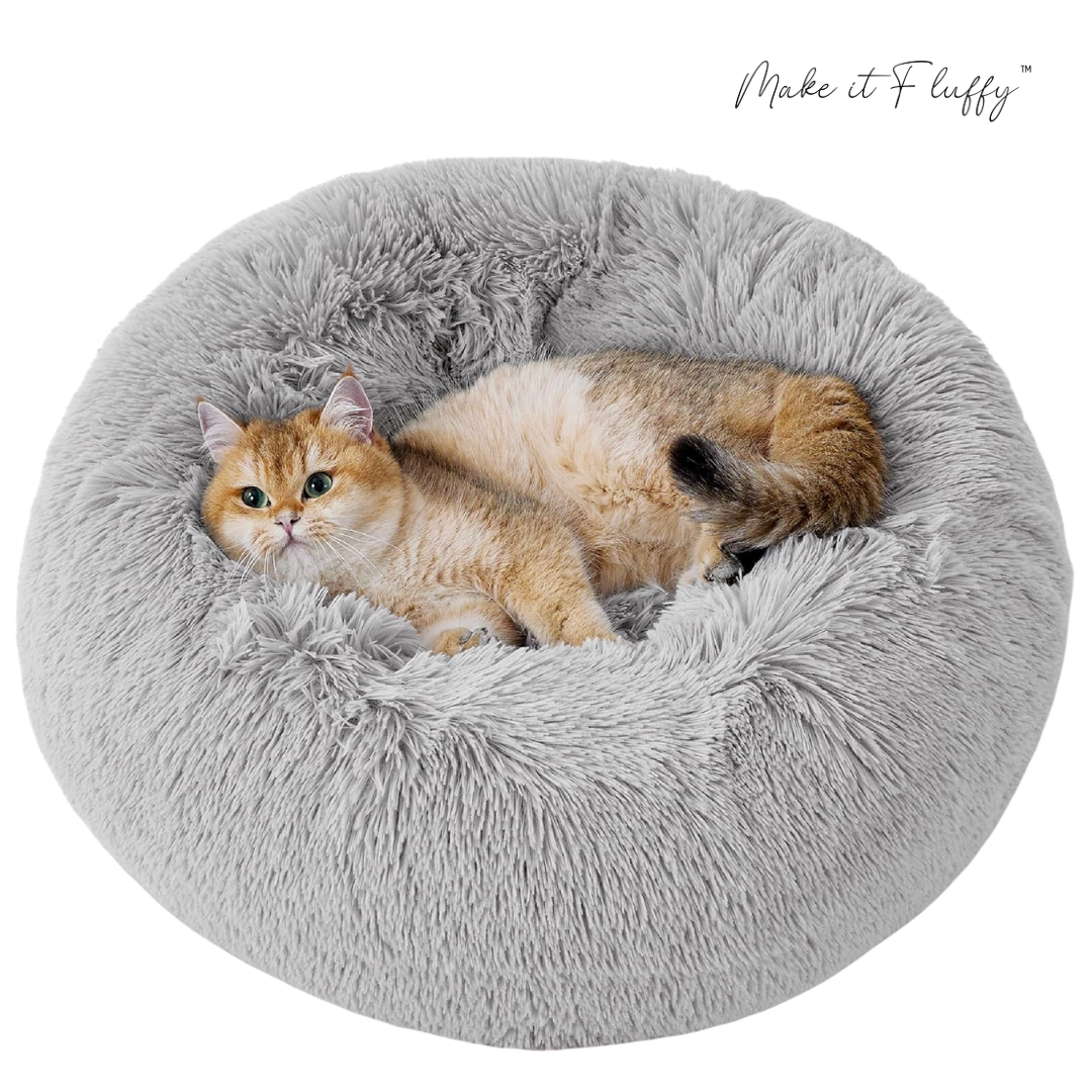 DreamNest Furry Friend Donut Bed