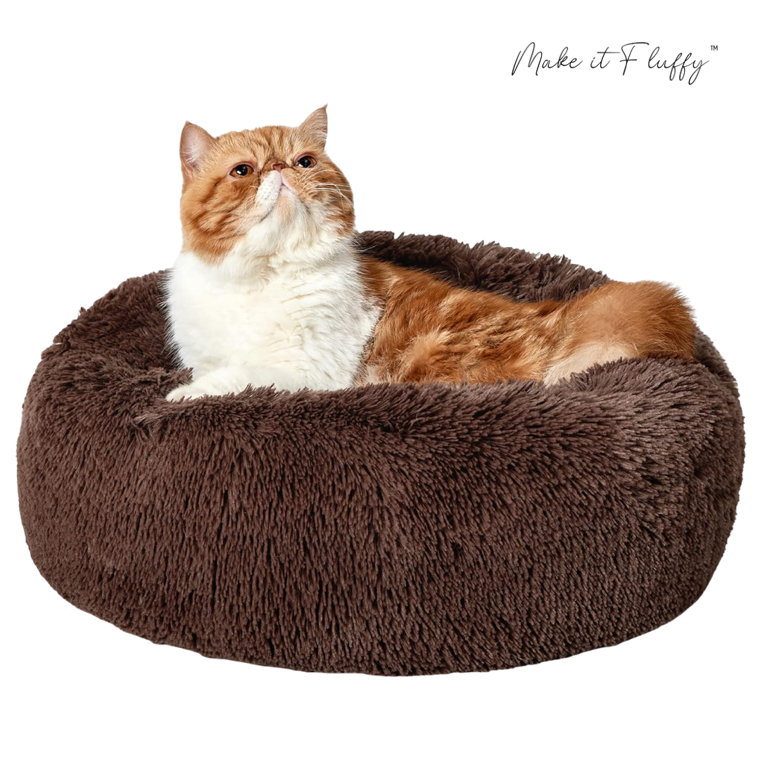 DreamNest Furry Friend Donut Bed