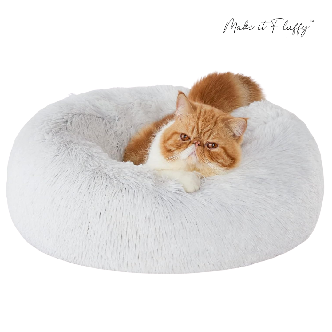 DreamNest Furry Friend Donut Bed