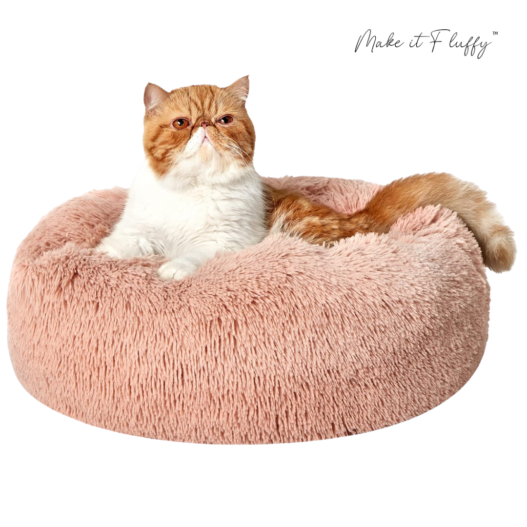 DreamNest Furry Friend Donut Bed