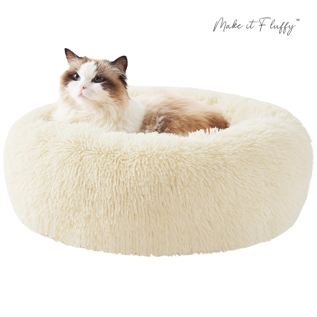 DreamNest Furry Friend Donut Bed