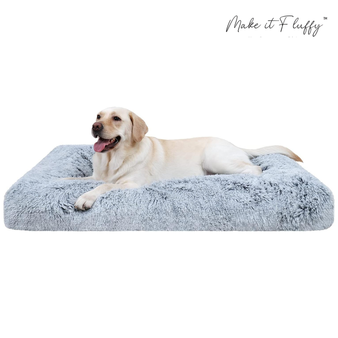 DreamNest Orthopedic Dog Bed - Square Plush