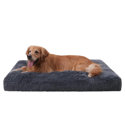 DreamNest Orthopedic Dog Bed - Square Plush
