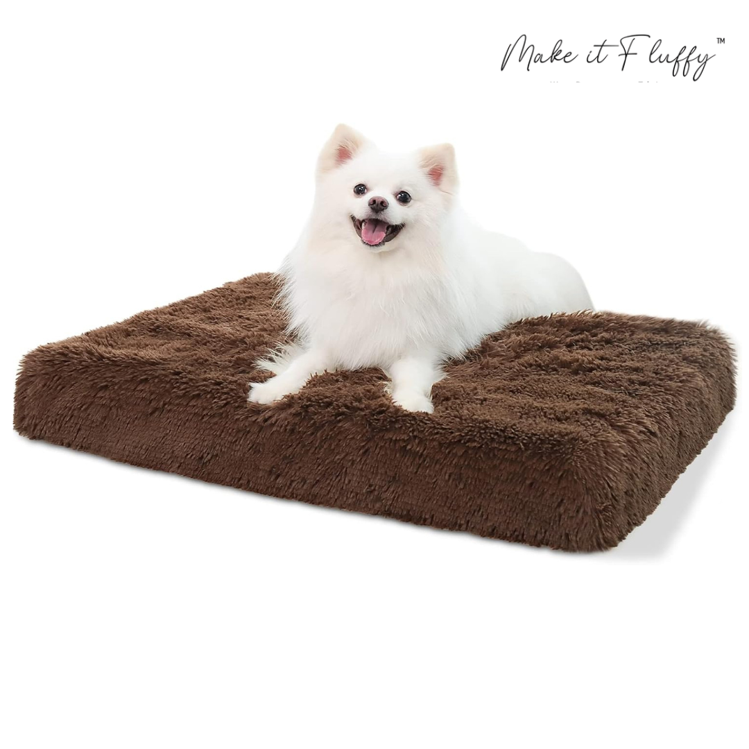 DreamNest Orthopedic Dog Bed - Square Plush