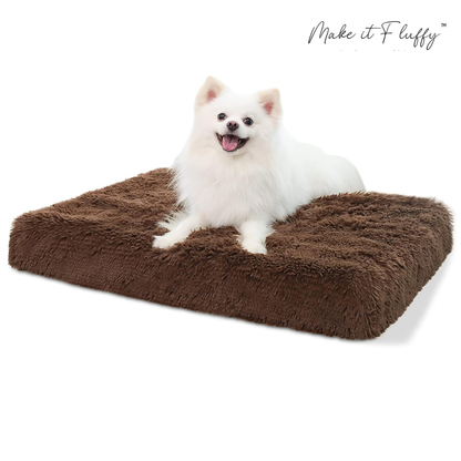 DreamNest Orthopedic Dog Bed - Square Plush