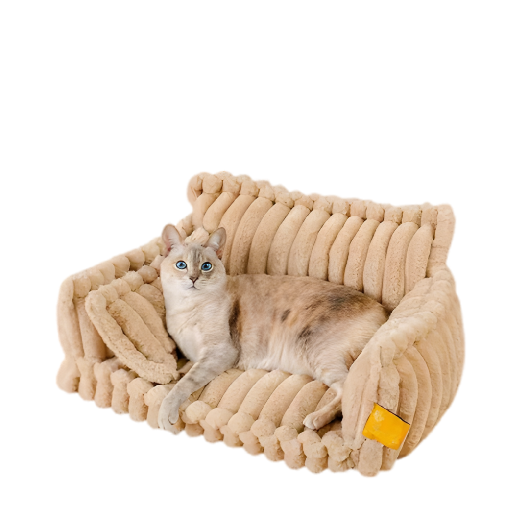 DreamNest Orthopedic Pet Bed - Square Plush