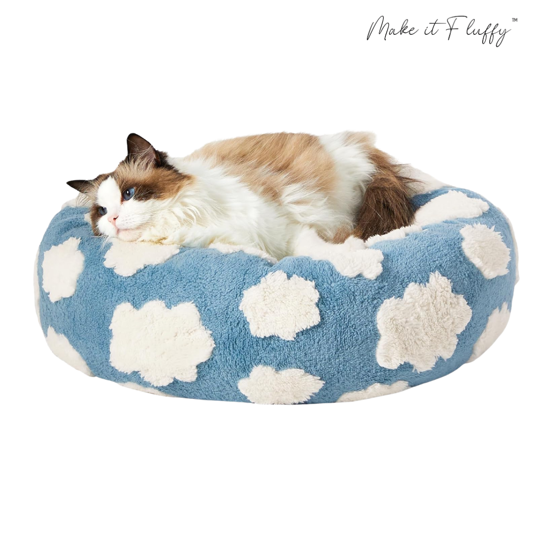 DreamNest Premium Calming Donut Bed