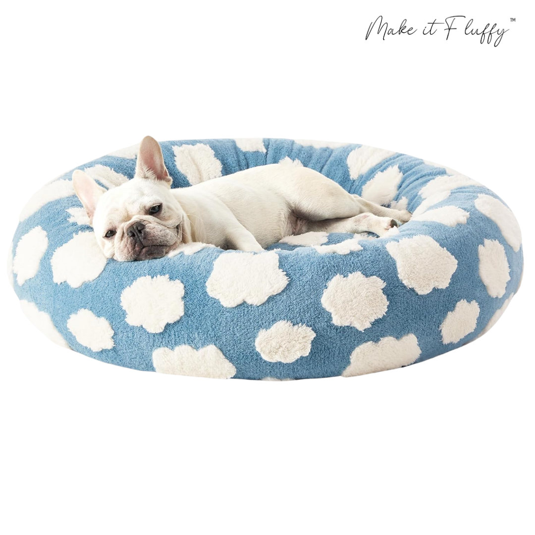 DreamNest Premium Calming Donut Bed
