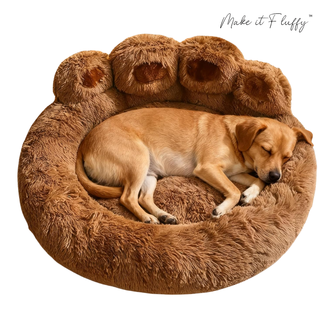 DreamNest Round Dog Bed - Plush Nest