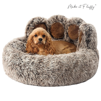DreamNest Round Dog Bed - Plush Nest