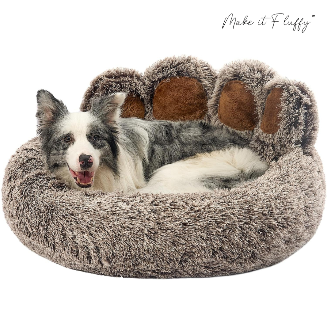 DreamNest Round Dog Bed - Plush Nest