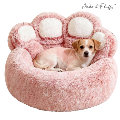 DreamNest Round Dog Bed - Plush Nest
