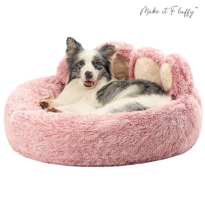 DreamNest Round Dog Bed - Plush Nest