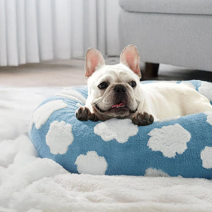 Cozy Calming Donut Pet Bed