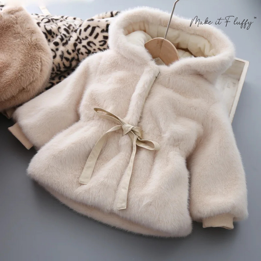 Kids' Faux Fur Hooded Winter Coat