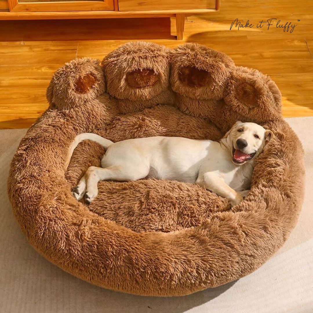 Large Round Dog Bed – Fuzzy Paw