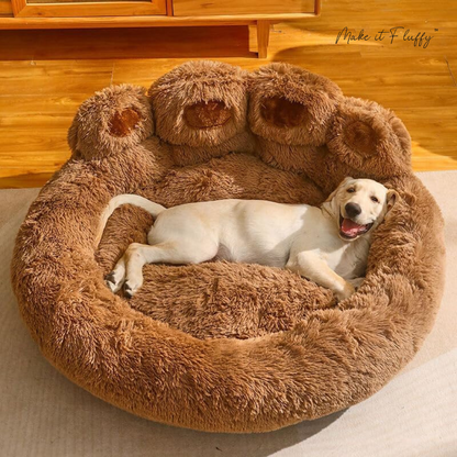 Large Round Dog Bed – Fuzzy Paw