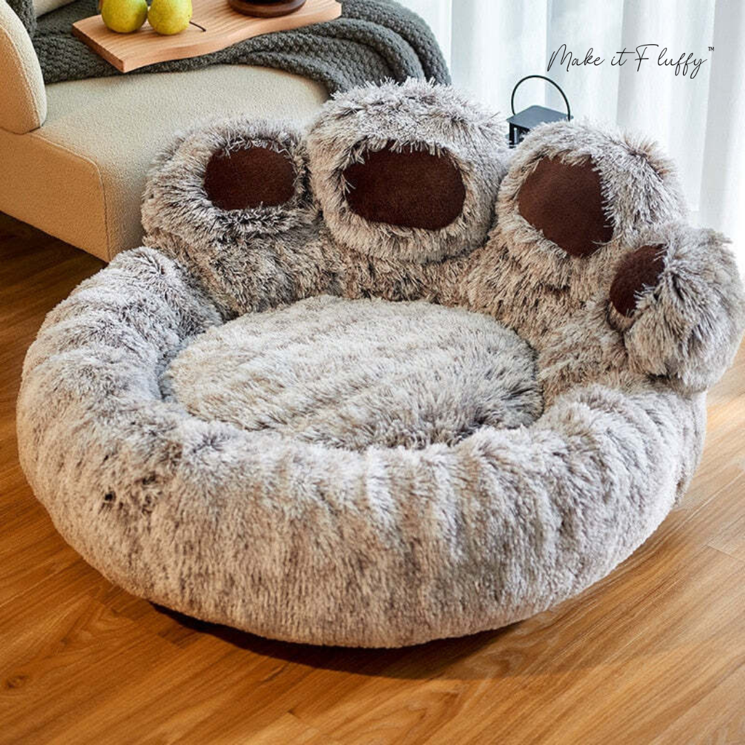 Large Round Dog Bed – Fuzzy Paw