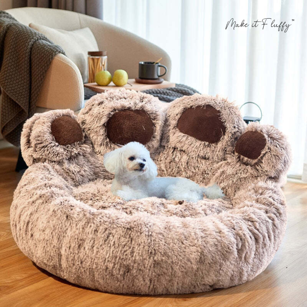 Large Round Dog Bed – Fuzzy Paw