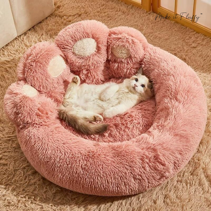 Large Round Dog Bed – Fuzzy Paw