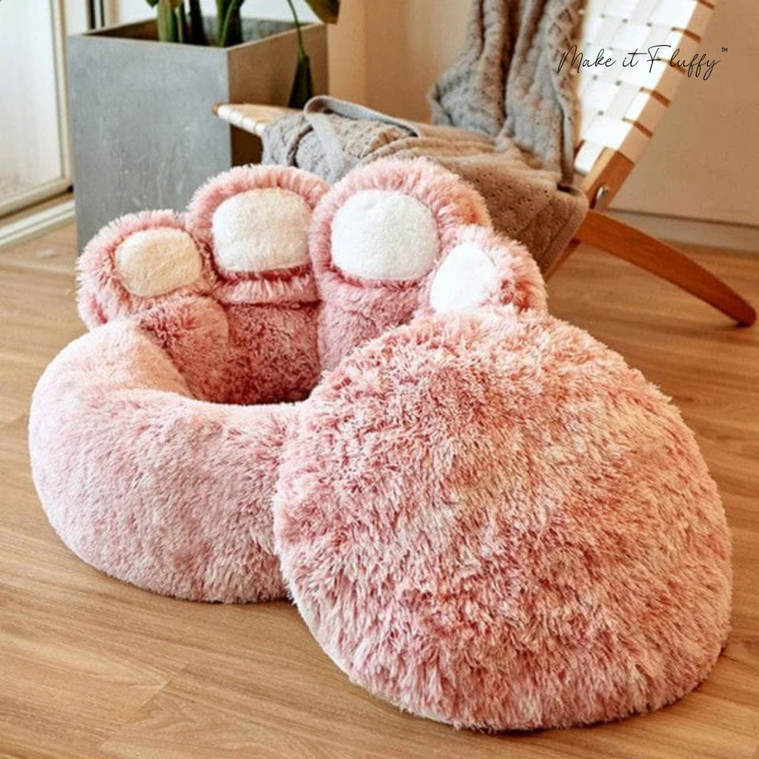 Large Round Dog Bed – Fuzzy Paw