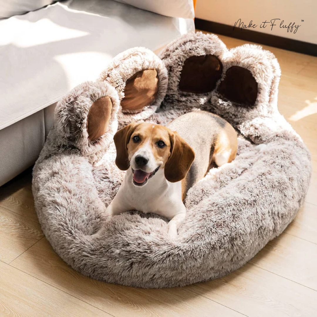 Large Round Dog Bed – Fuzzy Paw