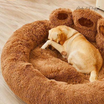 Large Round Dog Bed – Fuzzy Paw