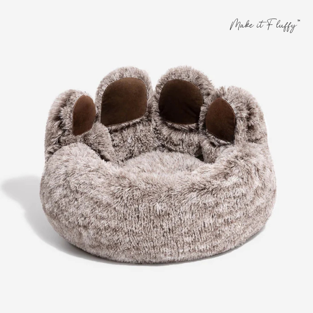 Large Round Dog Bed – Fuzzy Paw