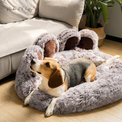 Large Round Dog Bed – Fuzzy Paw