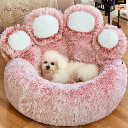 Large Round Dog Bed – Fuzzy Paw