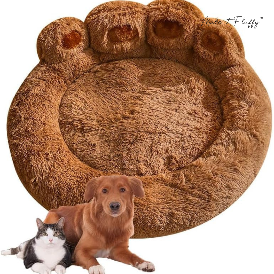 Large Round Dog Bed – Fuzzy Paw