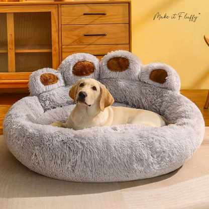 Large Round Dog Bed – Fuzzy Paw