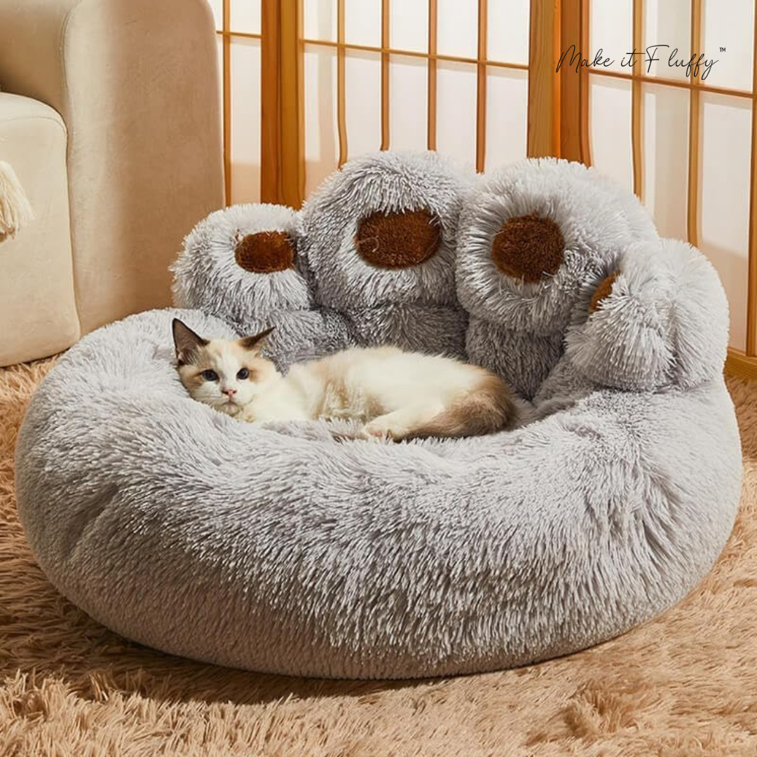 Large Round Dog Bed – Fuzzy Paw