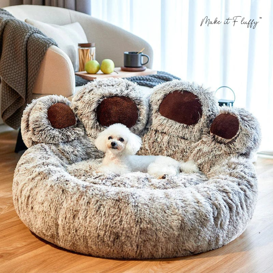 Large Round Dog Bed – Fuzzy Paw