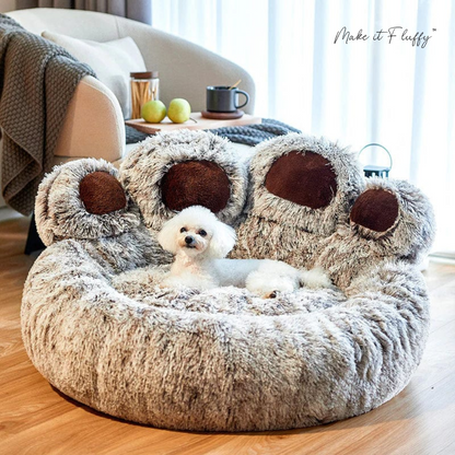 Large Round Dog Bed – Fuzzy Paw