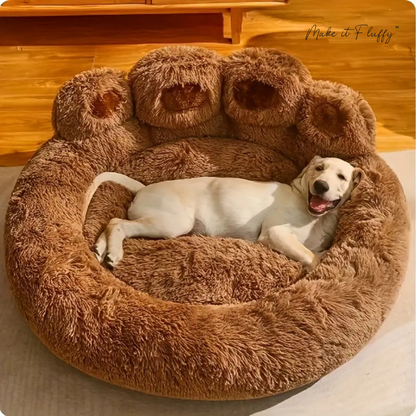 Large Round Dog Bed – Fuzzy Paw