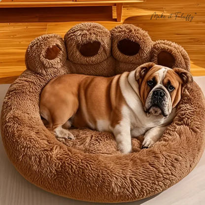 Large Round Dog Bed – Fuzzy Paw
