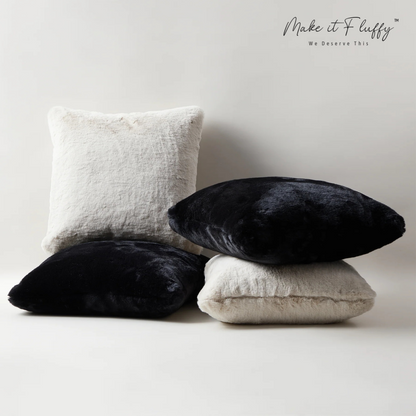 Luxury Plush Faux Fur Decorative Pillow