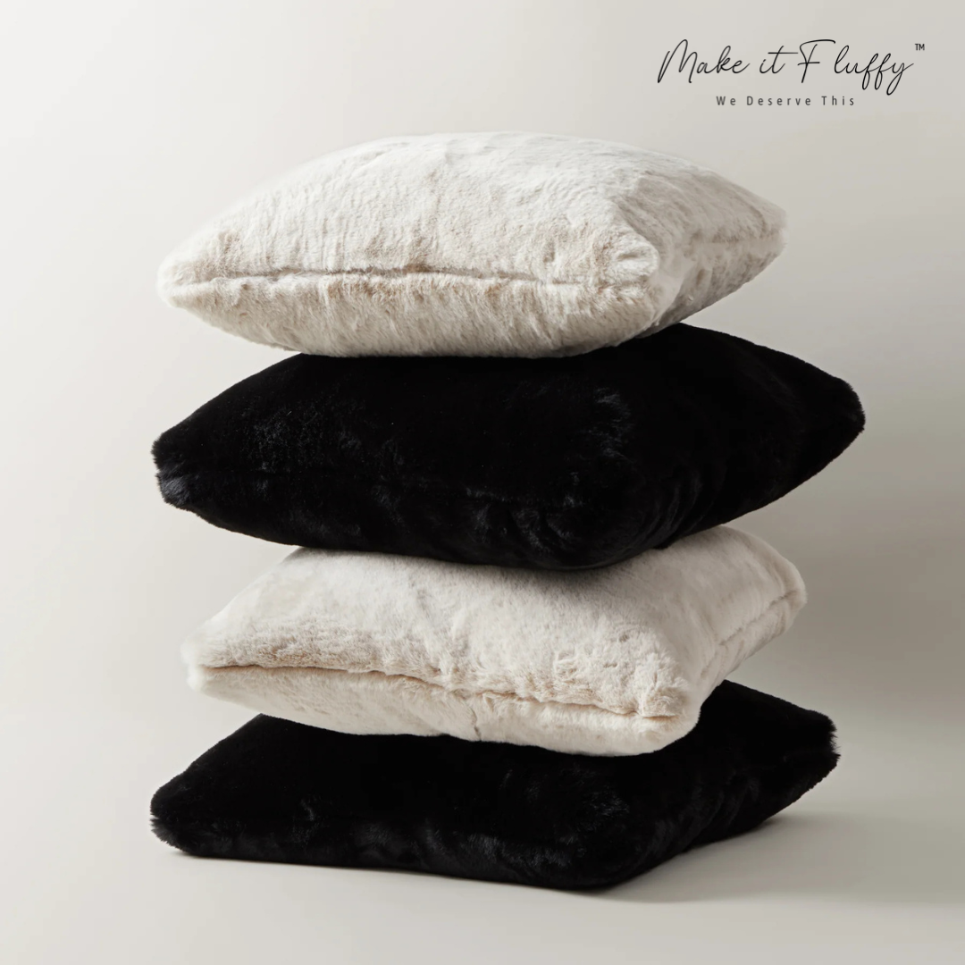 Luxury Plush Faux Fur Decorative Pillow