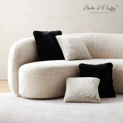 Luxury Plush Faux Fur Decorative Pillow