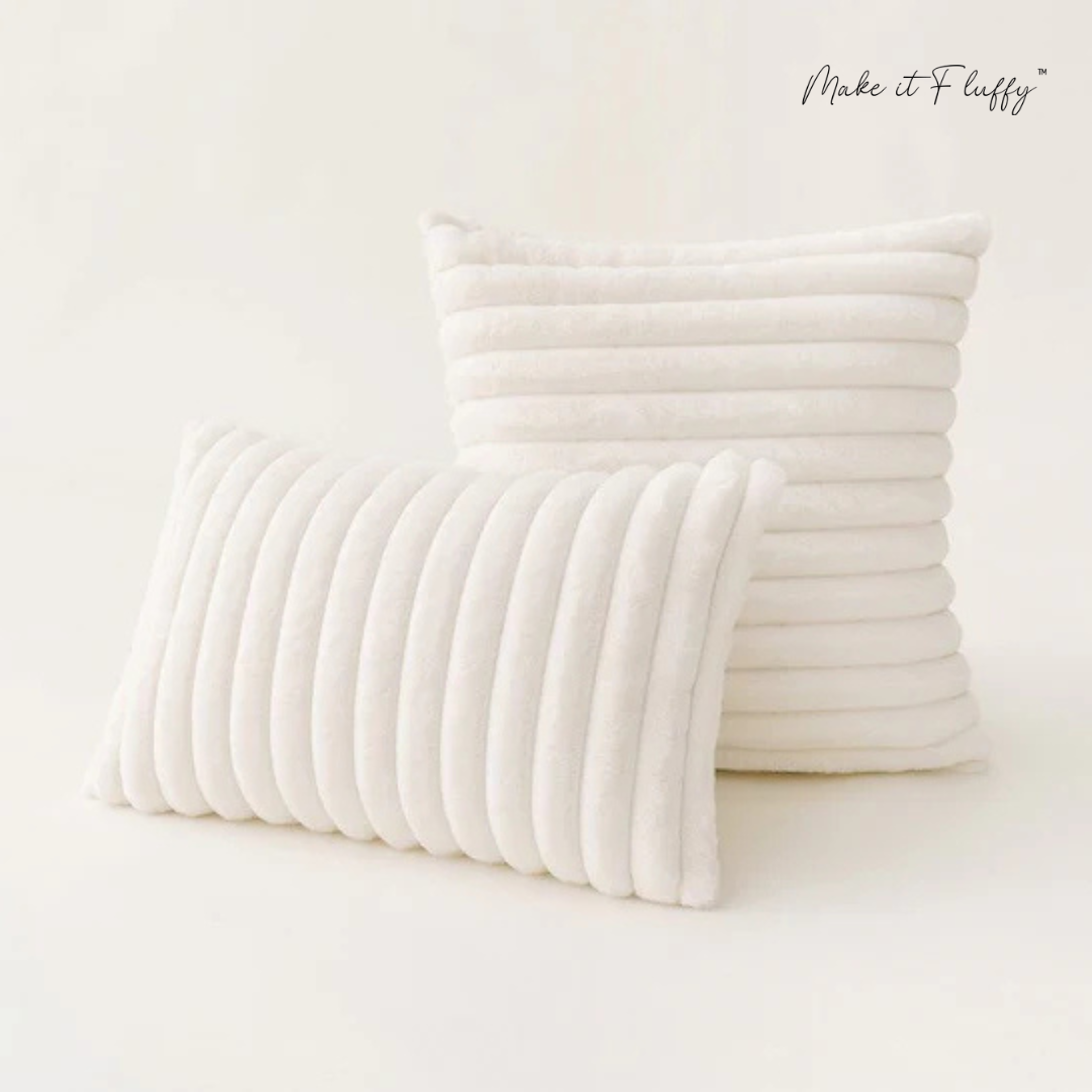 Luxury Rabbit Faux Fur Pillow Cover – Soft & Plush Cushion Case