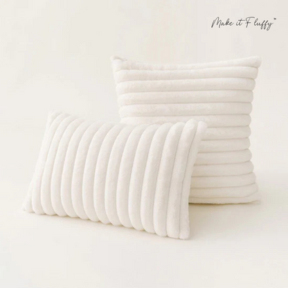 Luxury Rabbit Faux Fur Pillow Cover – Soft & Plush Cushion Case