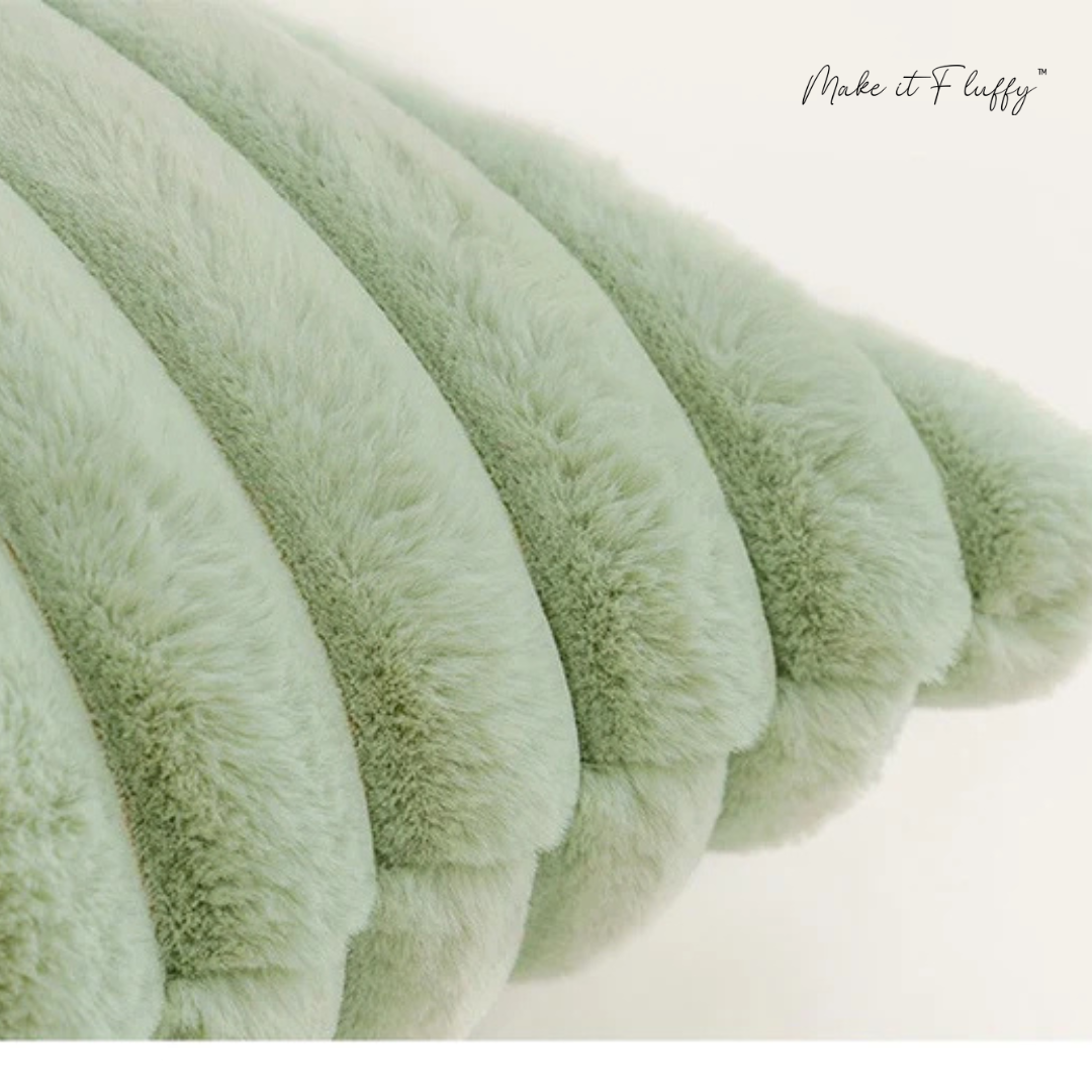 Luxury Rabbit Faux Fur Pillow Cover – Soft & Plush Cushion Case