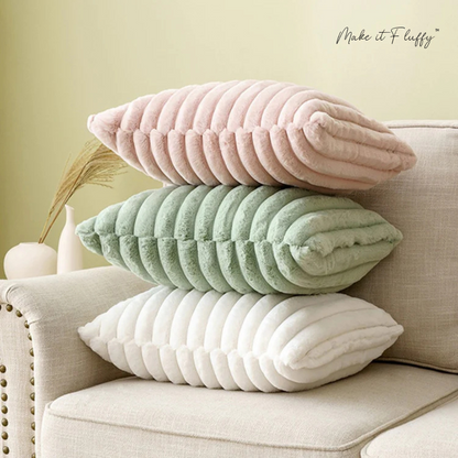 Luxury Rabbit Faux Fur Pillow Cover – Soft & Plush Cushion Case