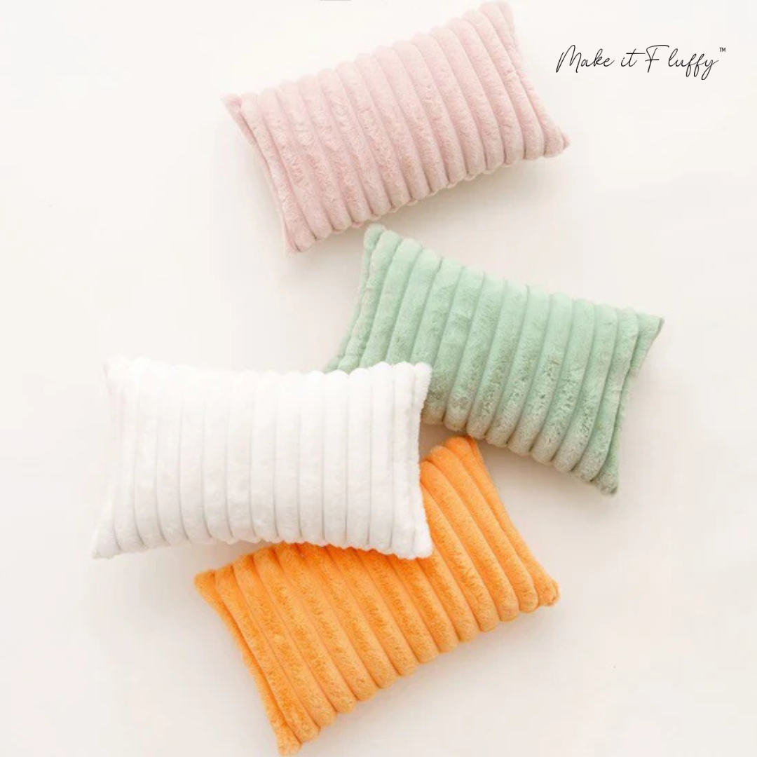Luxury Rabbit Faux Fur Pillow Cover – Soft & Plush Cushion Case